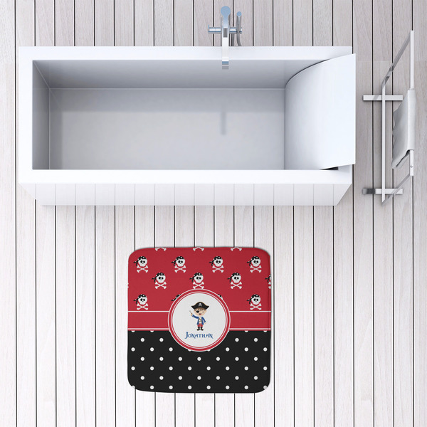 Pirate & Dots 48x48 Foam Memory Mat - LIFESTYLE