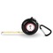 Pirate & Dots 6-Ft Pocket Tape Measure with Carabiner Hook - Front