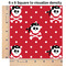 Pirate & Dots 6x6 Swatch of Fabric