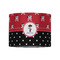Pirate & Dots 8" Drum Lampshade - FRONT (Fabric)