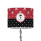 Pirate & Dots 8" Drum Lampshade - ON STAND (Poly Film)