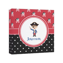 Pirate & Dots Canvas Print - 8x8 (Personalized)