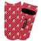 Pirate & Dots Adult Ankle Socks - Single Pair - Front and Back