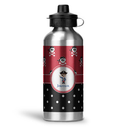 Pirate & Dots Water Bottle - Aluminum - 20 oz (Personalized)