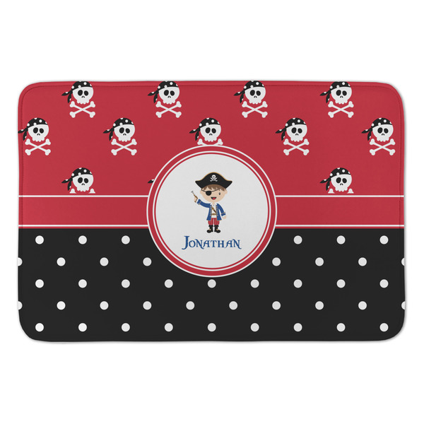 Custom Pirate & Dots Anti-Fatigue Kitchen Mat (Personalized)