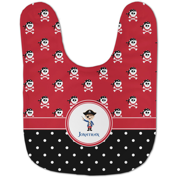 Pirate & Dots Baby Bib - AFT flat