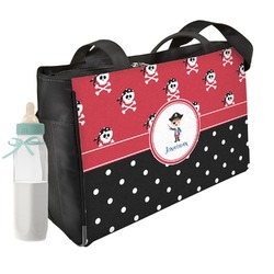 Pirate & Dots Diaper Bag w/ Name or Text