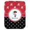 Pirate & Dots Baby Swaddling Blanket - Flat