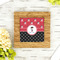 Pirate & Dots Bamboo Trivet with 6" Tile - LIFESTYLE