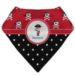 Pirate & Dots Bandana Bib (Personalized)