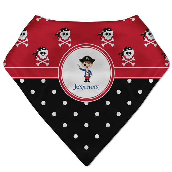 Custom Pirate & Dots Bandana Bib (Personalized)