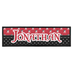 Pirate & Dots Bar Mat - Large (Personalized)