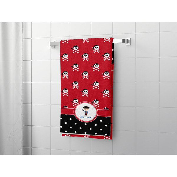 Pirate & Dots Bath Towel - LIFESTYLE