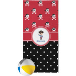 Pirate & Dots Beach Towel (Personalized)