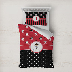 Pirate & Dots Duvet Cover Set - Twin XL (Personalized)