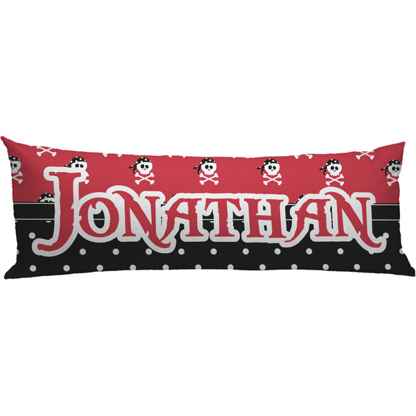 Custom Pirate & Dots Body Pillow Case (Personalized)