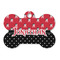 Pirate & Dots Bone Shaped Dog ID Tag (Personalized)