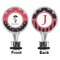 Pirate & Dots Bottle Stopper - Front and Back