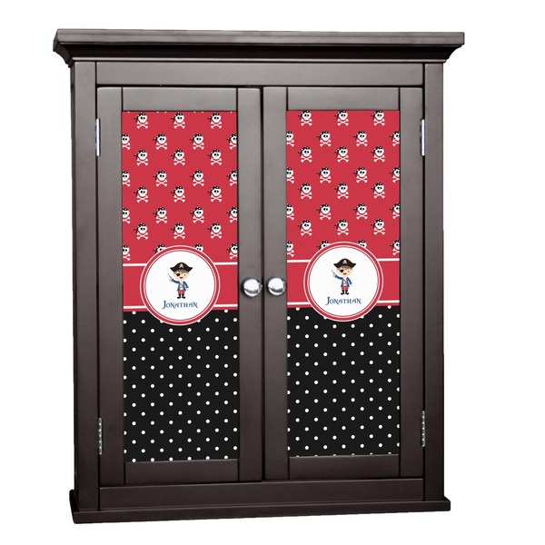 Custom Pirate & Dots Cabinet Decal - Large (Personalized)