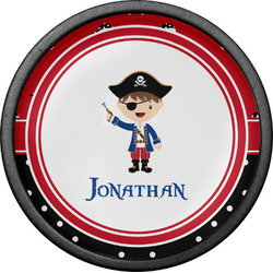 Pirate & Dots Cabinet Knob (Black) (Personalized)