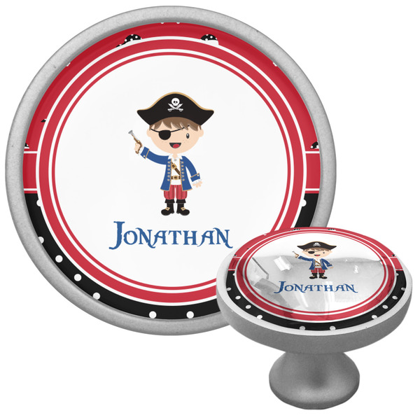 Custom Pirate & Dots Cabinet Knob (Personalized)