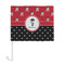 Pirate & Dots Car Flag - Large - FRONT