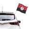 Pirate & Dots Car Flag - Large - LIFESTYLE