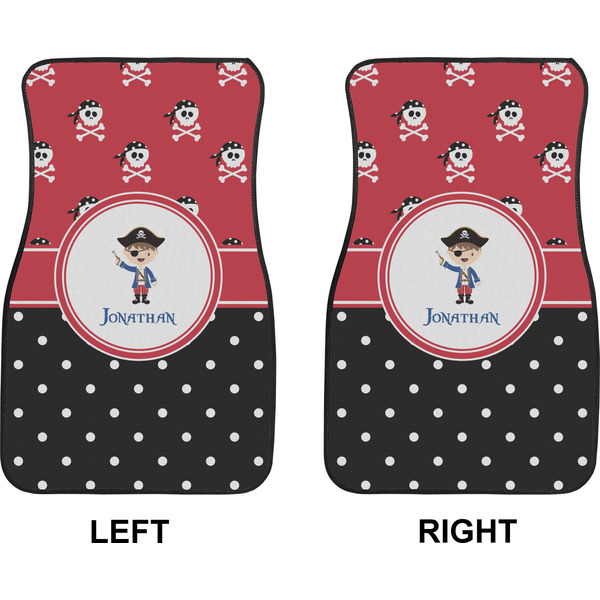Pirate & Dots Car Mat Front - Approval