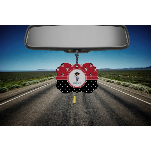 Pirate & Dots Car Ornament (Road)