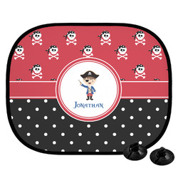 Pirate & Dots Car Side Window Sun Shade (Personalized)