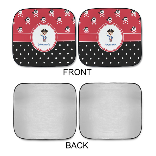 Pirate & Dots Car Sun Shades - APPROVAL