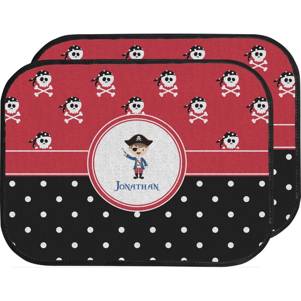 Pirate & Dots Custom Car Floor Mats (Back Seat)