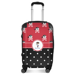 Pirate & Dots Suitcase - 20" Carry On (Personalized)