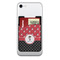 Pirate & Dots 2-in-1 Cell Phone Credit Card Holder & Screen Cleaner (Personalized)