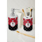 Pirate & Dots Ceramic Bathroom Accessories - LIFESTYLE (toothbrush holder & soap dispenser)