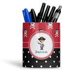 Pirate & Dots Ceramic Pen Holder