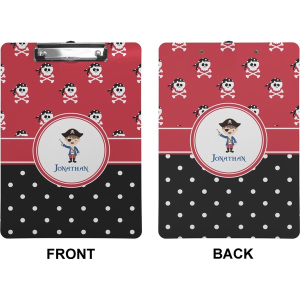 Pirate & Dots Clipboard (Letter) (Front + Back)