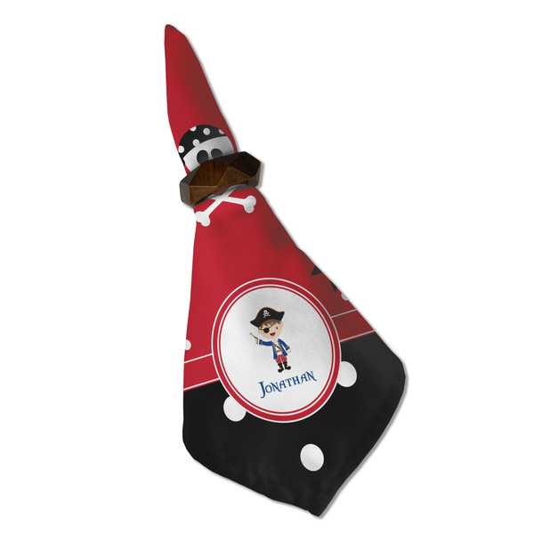 Pirate & Dots Cloth Napkins - Personalized Dinner (Folded in Ring) (MAIN)