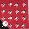 Pirate & Dots Cloth Napkins - Personalized Dinner (Full Open)