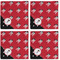 Pirate & Dots Cloth Napkins - Personalized Lunch (APPROVAL) Set of 4
