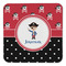 Pirate & Dots Coaster Set - FRONT (one)