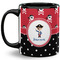 Pirate & Dots Coffee Mug - 11 oz - Full- Black