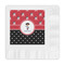 Pirate & Dots Embossed Decorative Napkin - Front View