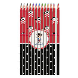 Pirate & Dots Colored Pencils (Personalized)