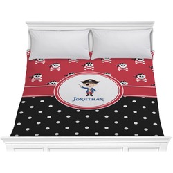 Pirate & Dots Comforter - King (Personalized)
