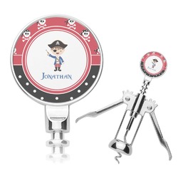 Pirate & Dots Corkscrew (Personalized)