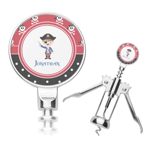 Custom Pirate & Dots Corkscrew (Personalized)