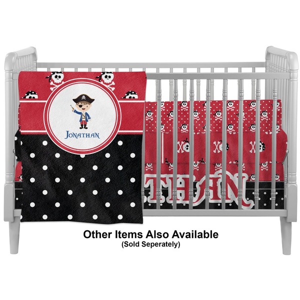 Pirate & Dots Crib - Profile Sold Seperately