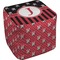 Pirate & Dots Cube Poof Ottoman (Bottom)