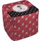 Pirate & Dots Cube Poof Ottoman (Top)